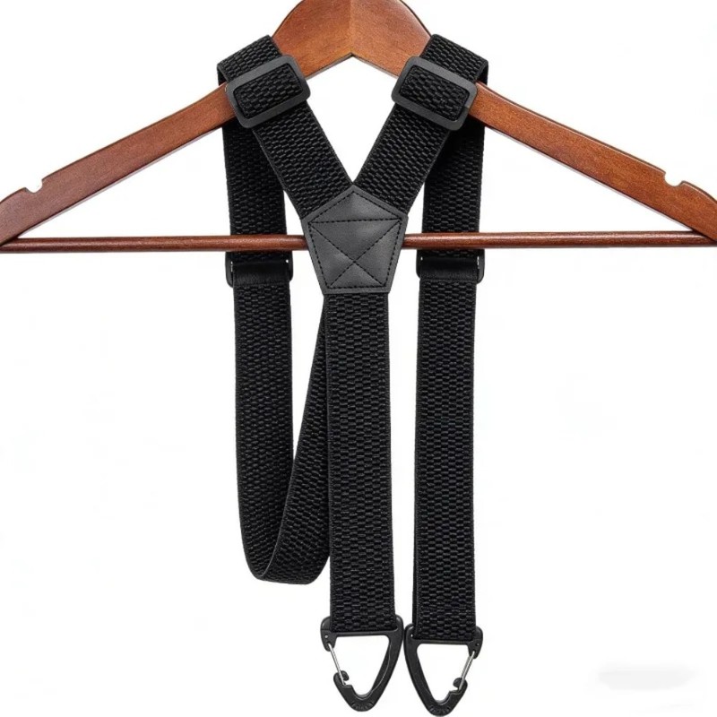Men’s Work Suspenders for Trousers – 1.5-Inch Wide Adjustable Elastic