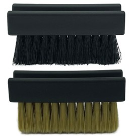 Hand Nail Brush Scrub Cleaning Brushes, 1 Stiff Bristles Heavy Duty Scrubbing Brushes for Tough Grimes, 1 Super Soft Bristles Clean Brushes for Women Child Fingers Fingernails Foot, 2 Pack