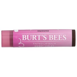 Burt's Bees Bálsamo labial tintado, violeta dulce, 1 unidad