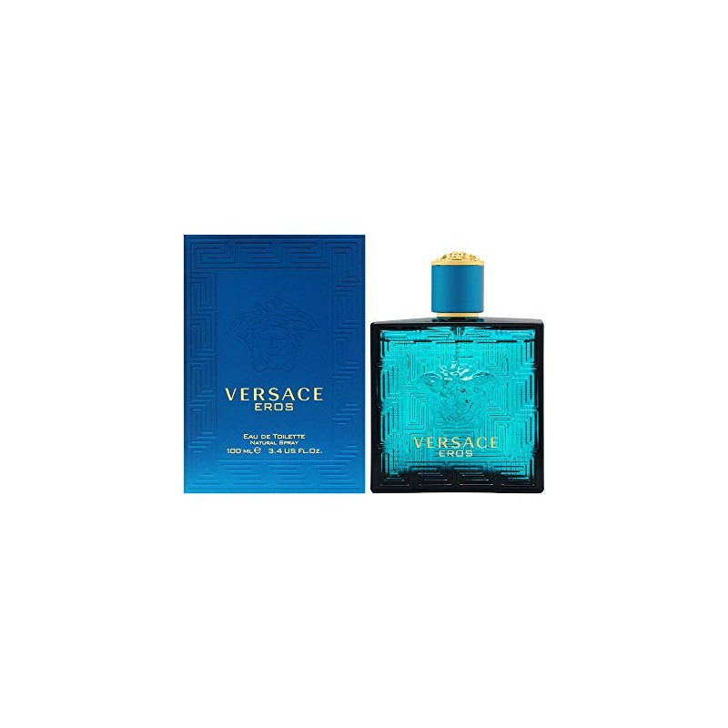 Versace - Espray Eros para hombre, 3.4 onzas
