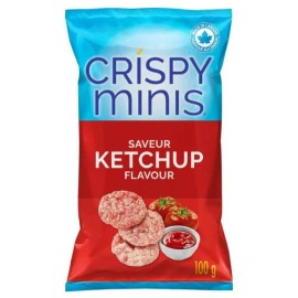 CRISPY MINIS Quaker Crispy Minis Ketchup Flavor Brown Rice Chips, 100g