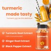 (2 Pack) Turmeric Gummies with Black Pepper and Ginger for