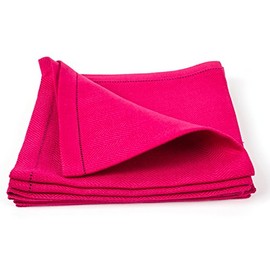 LinenMe X4 Emilia Napkins, 20 x 20, Pink