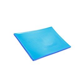 Motoforti 48x35x1cm Motorcycle Seat Gel Pad Shock Absorption Mat Comfortable Soft Cushion Blue Long-Lasting