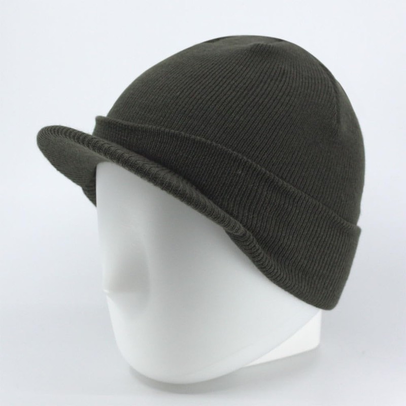 The Vintage Year Plain Sports Visor Billed Knit Radar Cuff