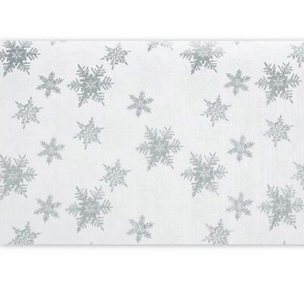 Silver Pearl Snowflakes Tissue Paper - 20in. x 30in. (24