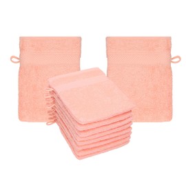 Betz 10 Piece Wash Mitt Set PALERMO 100% Cotton Size: 16 x 21 cm color apricot