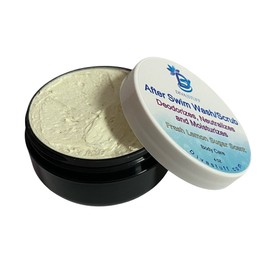 After Swim Wash and Scrub, Deodorizes, Neutralizes and Moisturizes, Helps to Eliminate Rashes and Rid the Skin Of the Smell of Chlorine, Fresh Lemon Sugar Scent