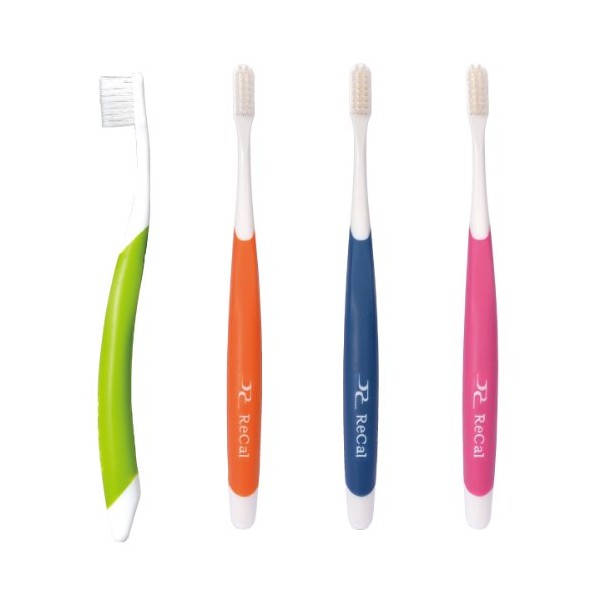 rikaru Toothbrush hurosute-pa- Hair Medium Plain Box Two Color Evenly, Assorted Colors