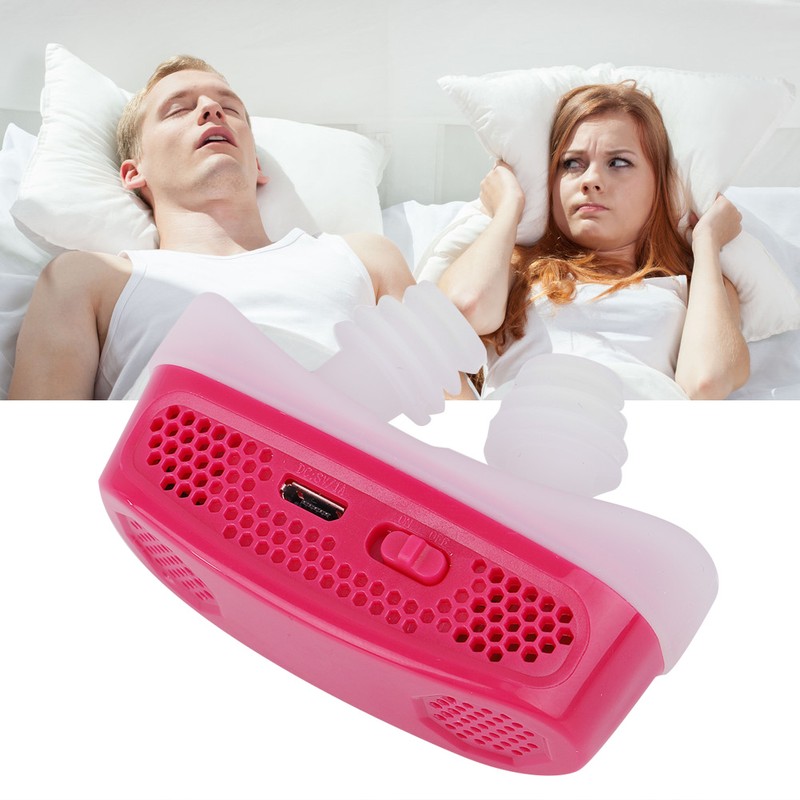 Electronic Anti snore Nose Vents Snoring Aid Continuos Positive Airway