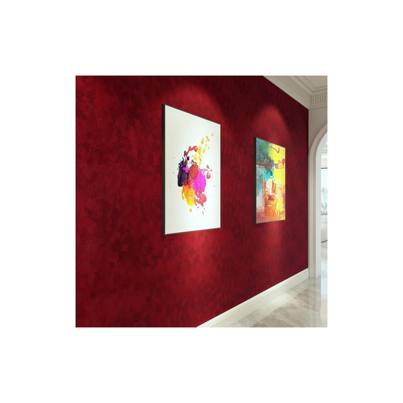 Stickyart - Papel pintado de terciopelo rojo oscuro para cajón,