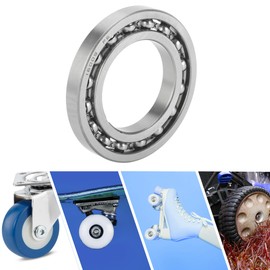 ACROPIX 16009 Deep Groove Ball Bearings P6 45x75x10mm Lubricated Bearings Open Type Silver Tone Scooter Skateboard Wheel