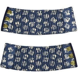 K-WORK B-20 Genuine Indigo Dyed Hand Wraps, 3 Pieces, Kojaze, Medium