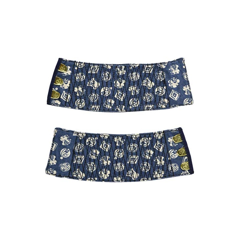 K-WORK B-20 Genuine Indigo Dyed Hand Wraps, 3 Pieces, Kojaze,