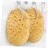 SAFIGLE 2Pcs Body Scrubber Sponges Soft Exfoliating Bath Sponges for