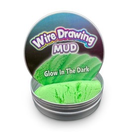 Glow in the Dark Mud - 2 x Squeezable Exciting Putties Non-Toxic Long Lasting Non-Drying Stress Relief Hand Exercise Science Learning & Fun for Kids