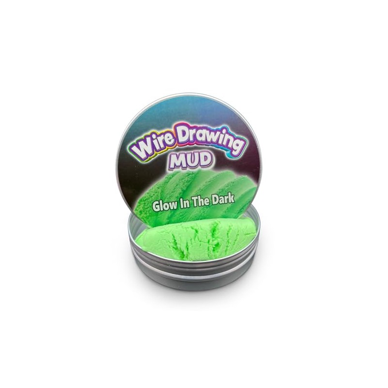 Glow in the Dark Mud - 2 x Squeezable Exciting