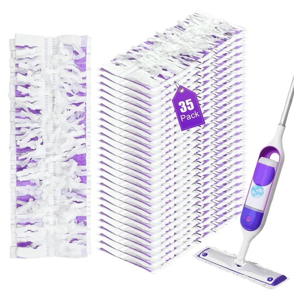 35 Pack Disposable Refills for s.wiff.er Power Mop Multi-Surface and