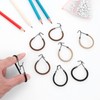 ieron 15pcs Elastic Hook Hair Tie, Open Ponytail Hooks, Hair