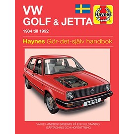 VW Golf and Jetta II (1984 - 1992) Haynes Repair Manual (svenske utgava)