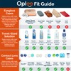 Oplee™ Travel Contact Lens Case, Portable Design with Built-in Mirror