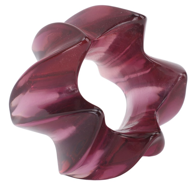 Resin Massage Ring Lotus Shaped Reduce Muscle Fatigue Facial Gua