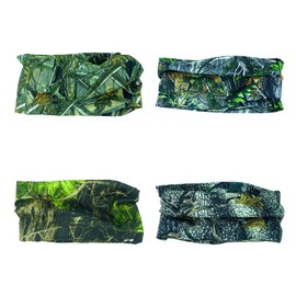 SMEHCF 4 Multifunctional Face Mask, Motorcycle Mask, Sports Mask, Balaclava Mask, Neck Cuff, Scarf, Bandana for Men and Women, Camouflage, Camouflage, Autumn, Winter, Forest, Jungle, 4 forest