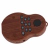 Buddha Player Mini Portable Wood Color Hanging Neck Music Buddhist