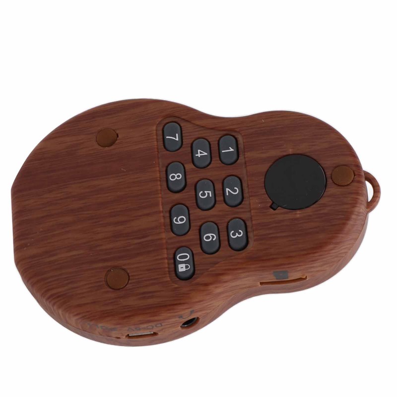 Buddha Player Mini Portable Wood Color Hanging Neck Music Buddhist