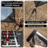 HIKEMAN Reflective Aluminium Camping Mat - Ultralight Aluminium Foil Insulation,