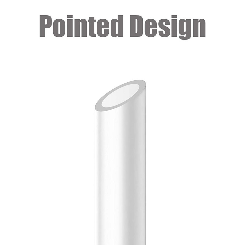 ALINK Reusable Clear Boba Straws, 13 mm x 10.5 in,