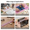 EBOOT 2 Pack Plastic Ruler Straight Ruler Plastic Measuring Tool