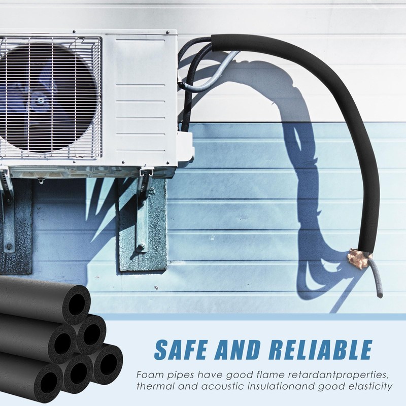 Pangda 4 Pcs 6 ft 1 Inch ID Foam Pipe