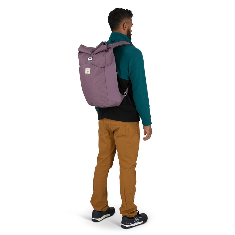 Osprey Arcane Roll Top Commuter Backpack, Purple Dusk Heather
