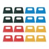 IMCCZONY 16 PCS Textured Art Tools, Plastic Paint Scrapers Kit,