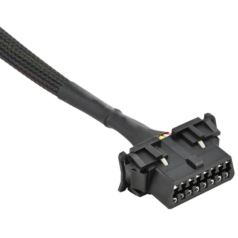JUTA OBD2 J1962 Female to Open Pigtail Cable Bracket 16PIN