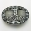LAXPICOL Western Cowboy Celtic Tree Of Life Roots Branches Round