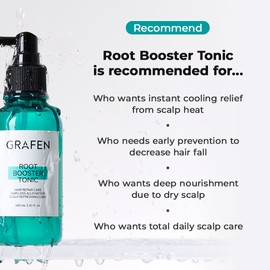 GRAFEN [GRAFEN] Root Booster Tonic 160ml x2 [ Refreshing & Scalp Cooling, 100% Natural Herb Extracts, Anti-Hair Loss]