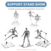 Unbranded 8 Pc HG144 Adjustable Action Figure Display Holder Base