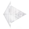 Sewing Wedge Ruler 60 Degree and 120 Degree Acrylic Transparent