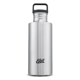 Esbit Sculptor Drinking Bottle Stainless Steel with Practical Loop Closure 750 ml Silver