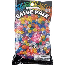 The Beadery 8mm Faceted Bead, 900-Piece, Multi, Small