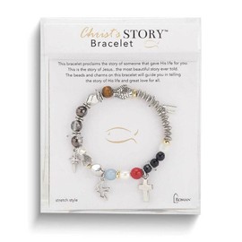 Roman 13662 Christ Story Bracelet, 7-inch Length