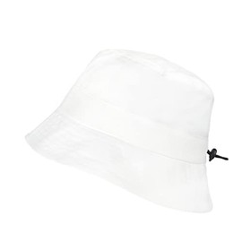 Toutacoo, Summer Sun Hat, Foldable in Integrated Pocket, Cotton Touch, 23-white