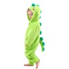 LOLANTA Boys Girls Dinosaur Costume Toddler's Dino Bodysuit Flannel Toddler
