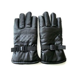 Owner Clan 인조가죽 오토바이 털장갑 겨울 라이딩장갑 방한장갑 방수장갑 Faux Leather Motorcycle Fur Gloves Winter Riding Gloves Warm Gloves Waterproof Gloves