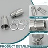 1 Pair Chrome-Molybdenum Steel Bicycle Pedal Extender, Extended Pedal Spacer