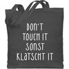 Shirtracer - Cotton Bag - Statement Bags - Dont Touch