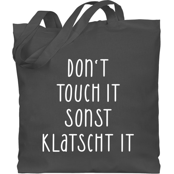 Shirtracer - Cotton Bag - Statement Bags - Dont Touch