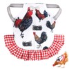 PETKNOWS Standard Chicken Saddle, Hen Apron with Elastic Straps, Suit